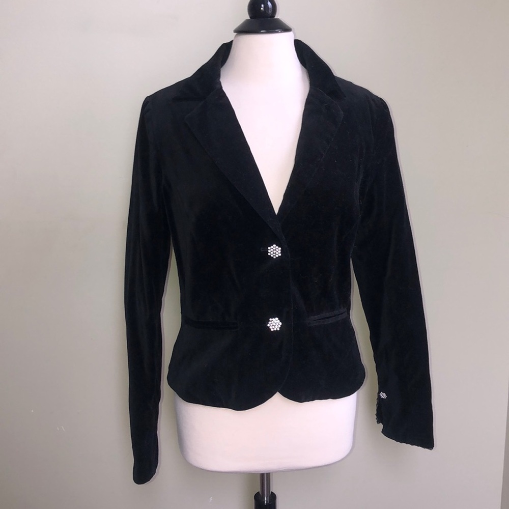Black Velvet Blazer
